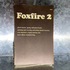 Original Foxfire #2 Book 1973 edition paperback
